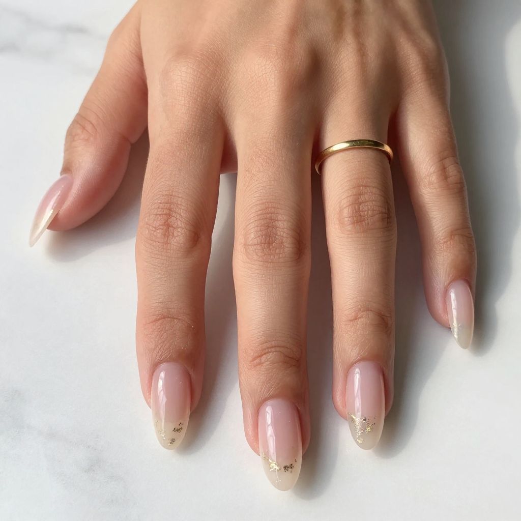 Translucent Nude with Encapsulated Foil