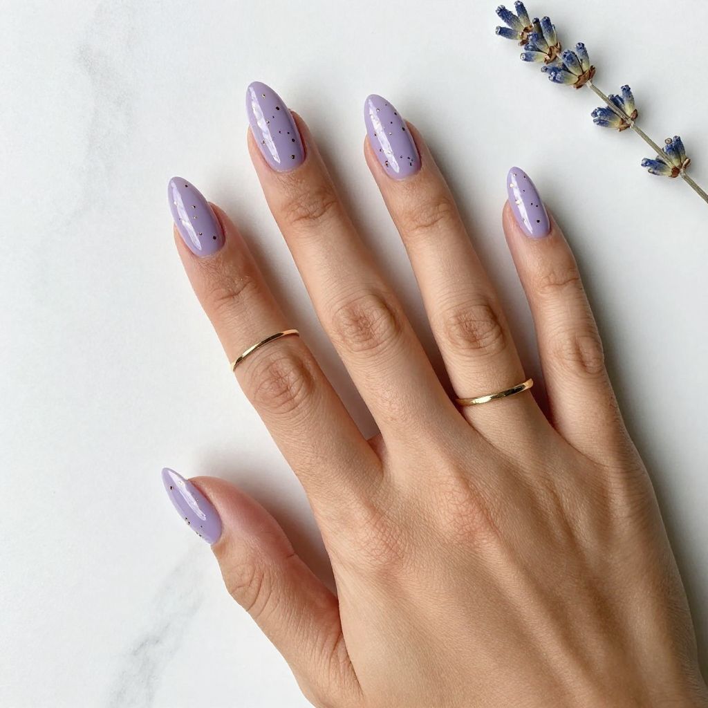 Soft Lavender with Constellation Details
