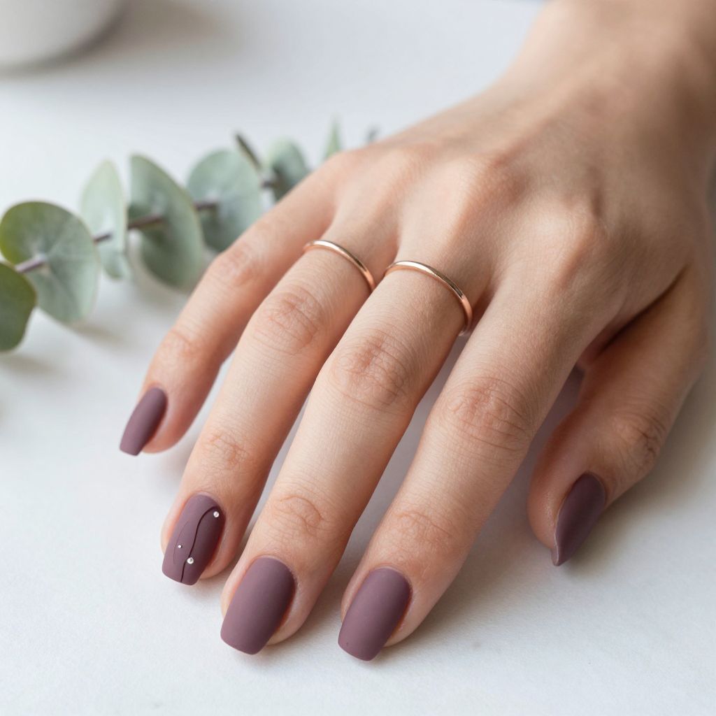Mauve Matte Elegance