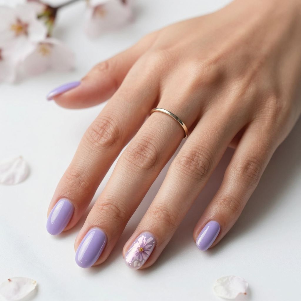 Lavender Glazed Ovals