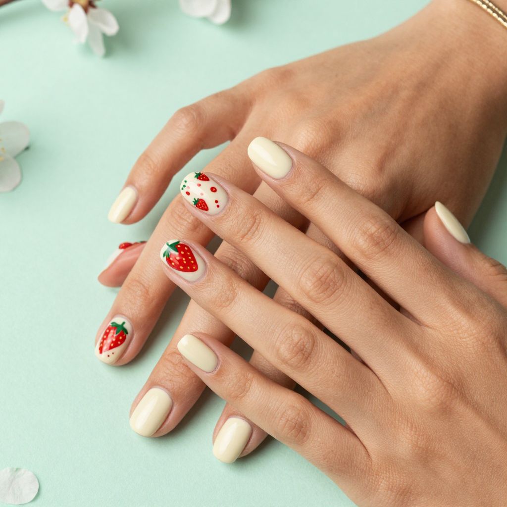 Strawberry Shortcake Nails