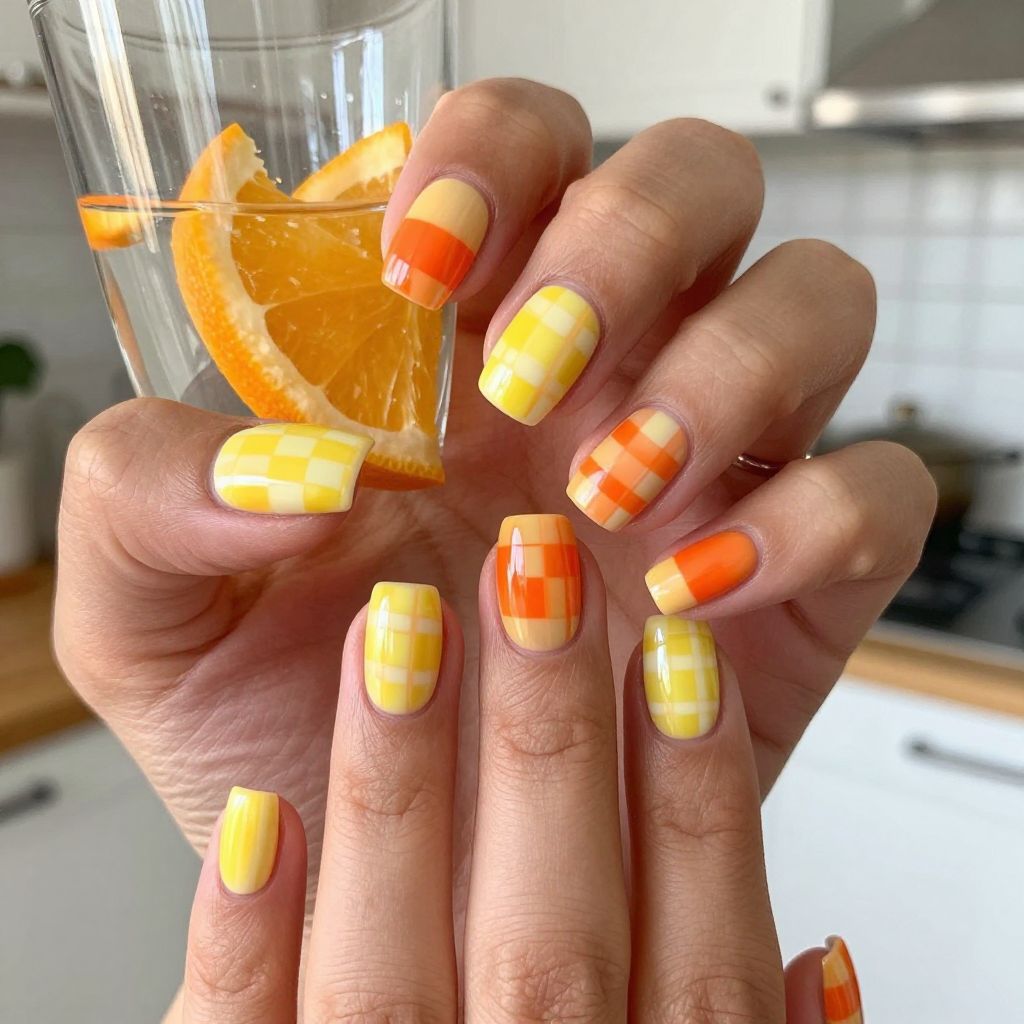 Citrus Checkerboard