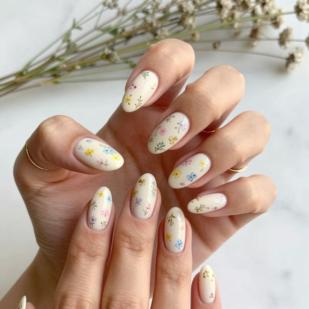 Wildflower Garden Nails