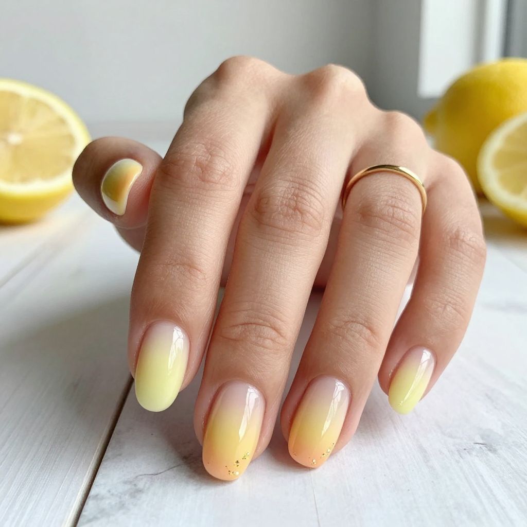 Lemon Zest Gradient with Ombré