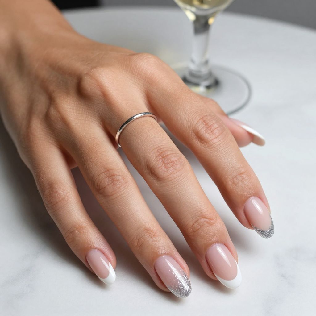 Glitter Fade French