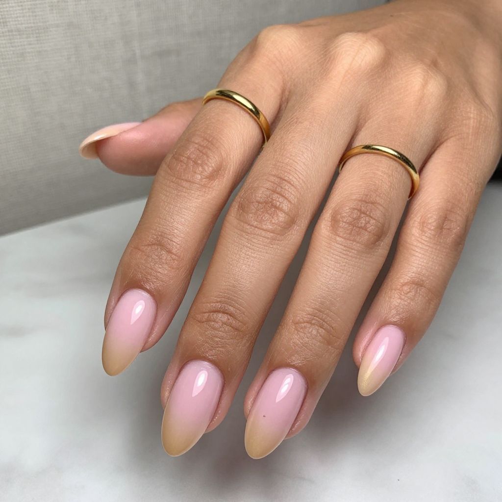 Soft Ombre Nude Gradient