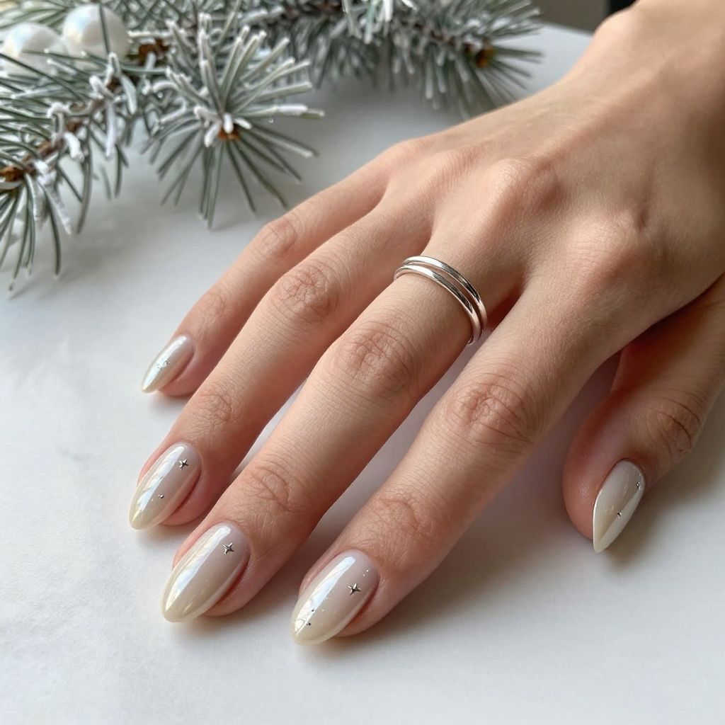 White Chrome With Silver Stars