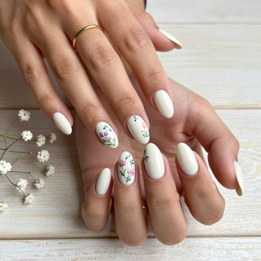 Cute Short Acrylic Nail Inspo 11