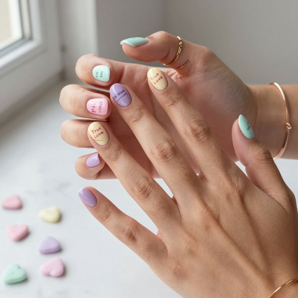 Sweetheart Candy Nails