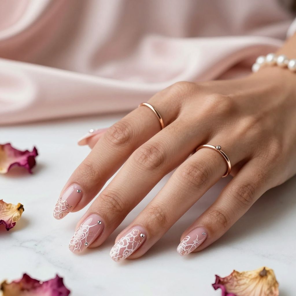 Romantic Lace Nails