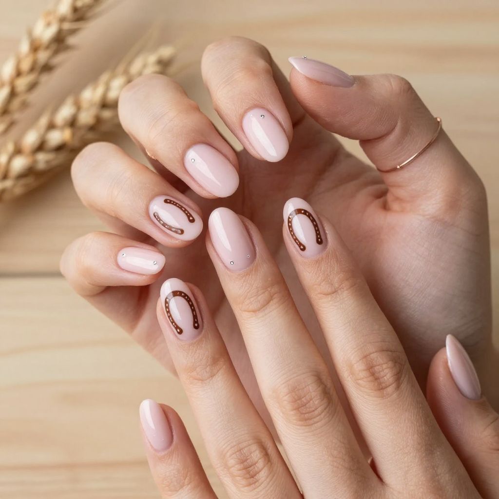 Stamped Horseshoe and Lasso Nails