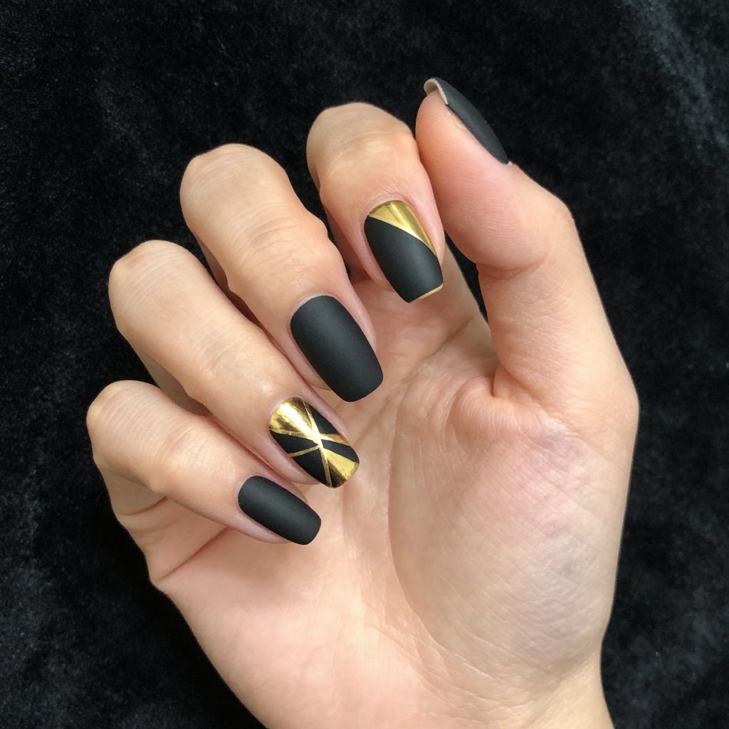 Dark Nail Designs nail idea 1