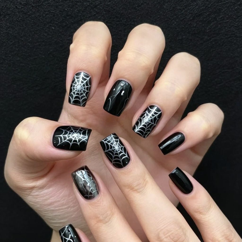 Dark Nail Designs nail idea 12