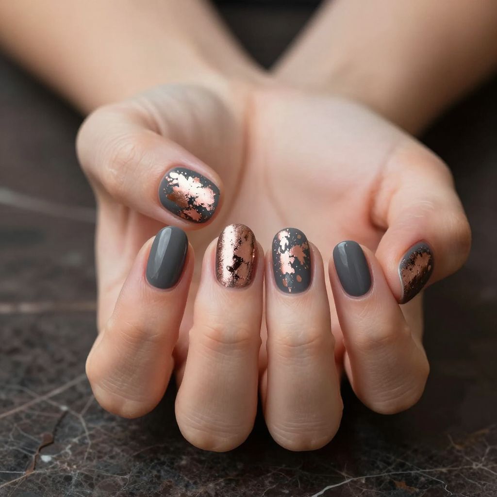 Dark Nail Designs nail idea 13