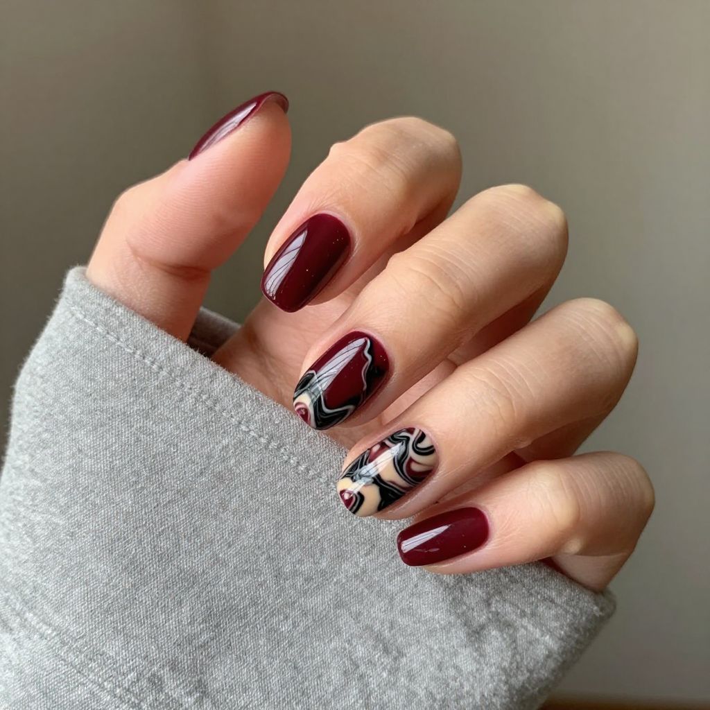 Dark Nail Designs nail idea 6