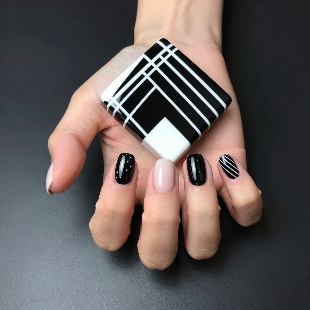 Dark Nail Designs nail idea 8