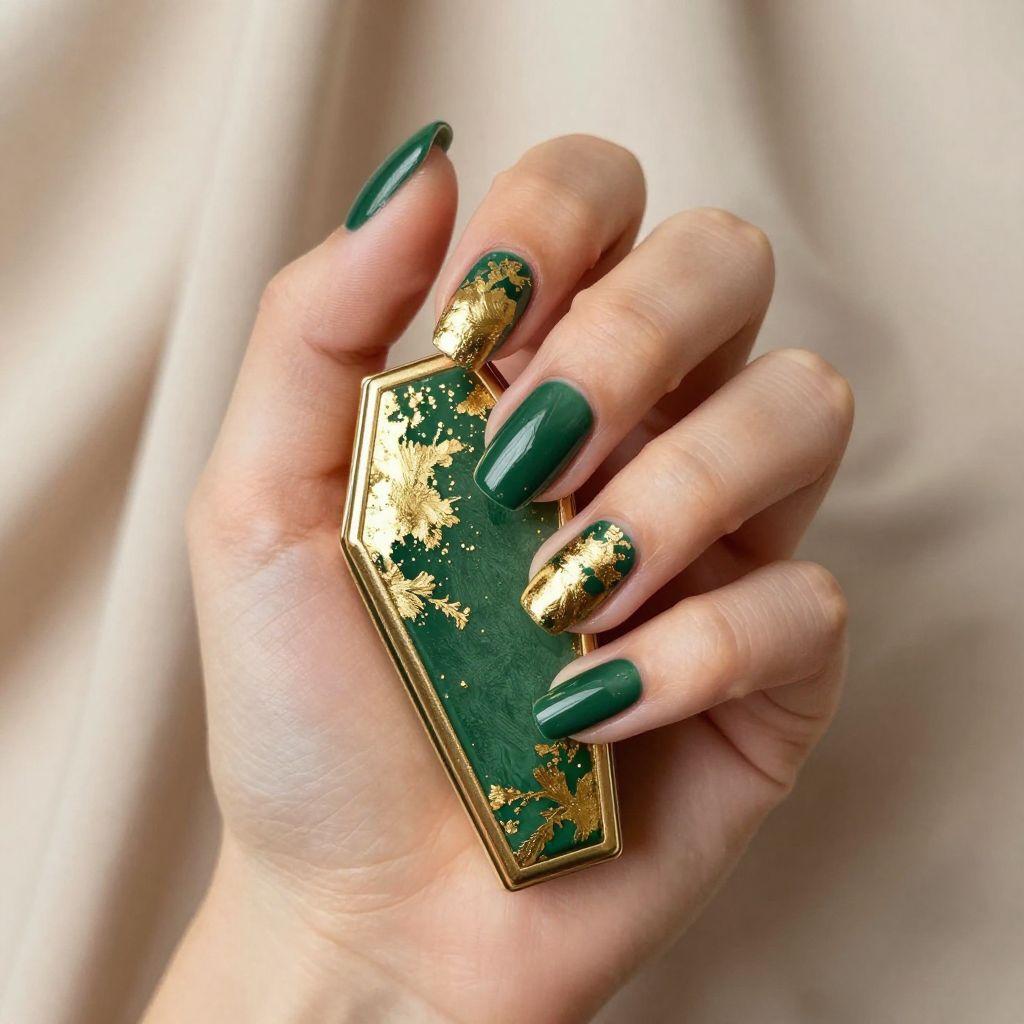 Dark Nail Designs nail idea 7