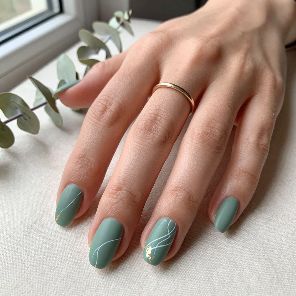 Sage Green Almond Soft Matte