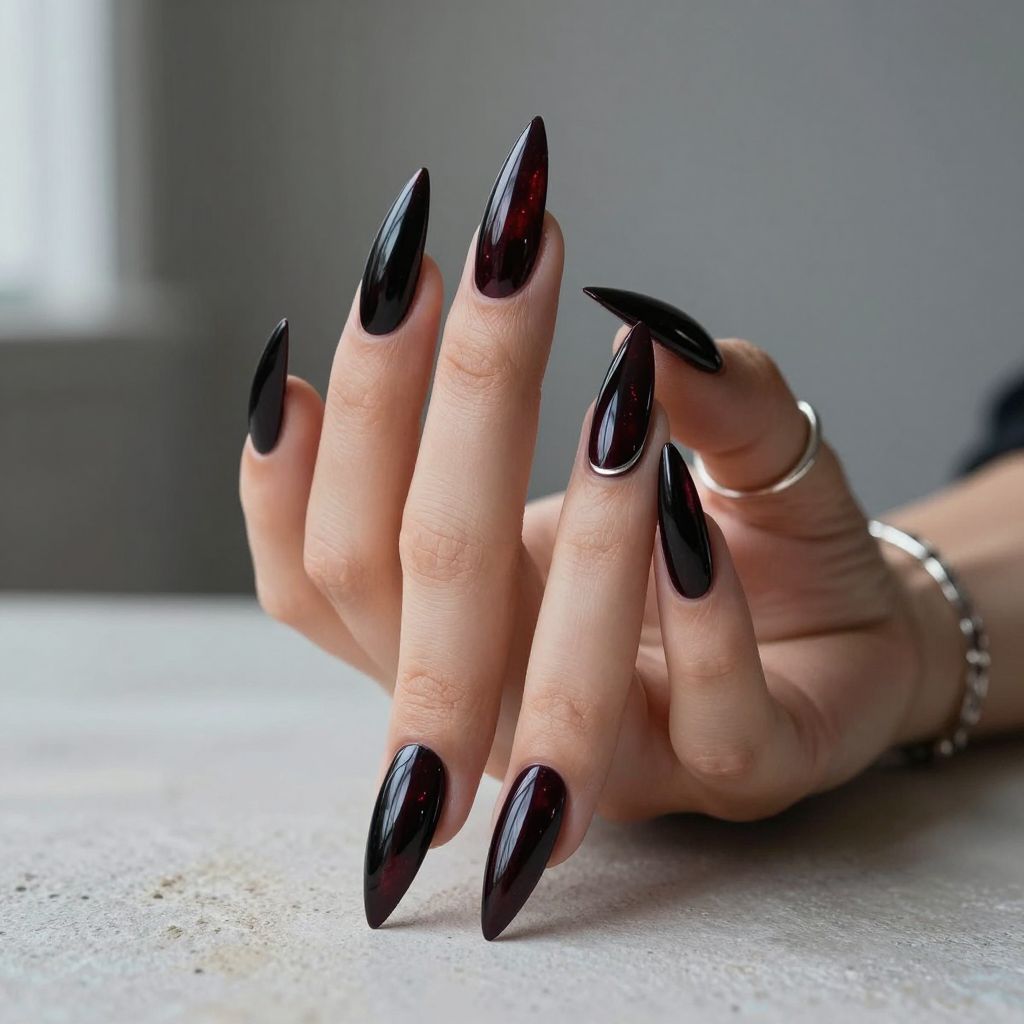 Black Cherry Stiletto Drama