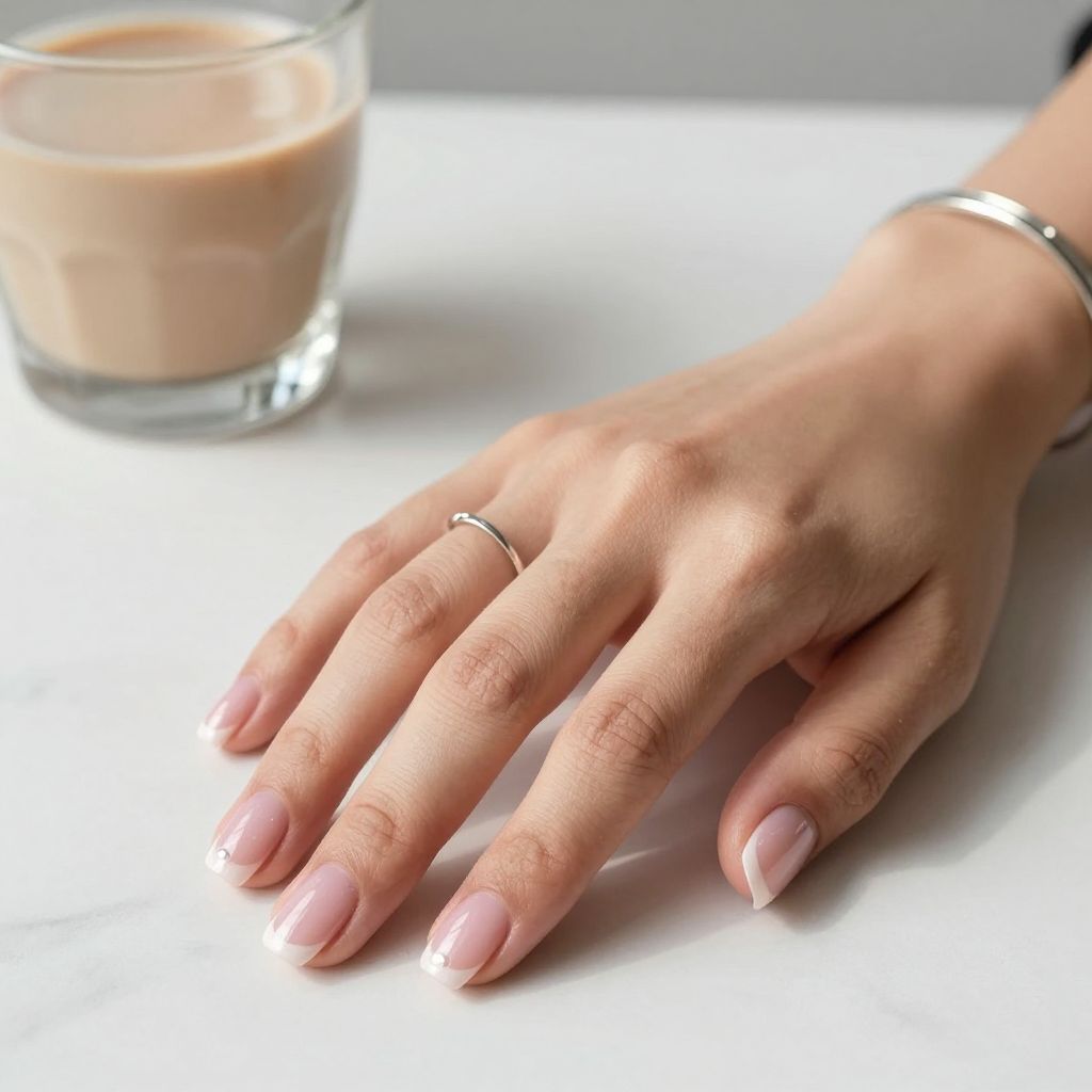 Sheer Pink Square Tips