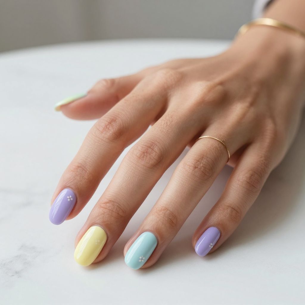 Pastel Duck Nails