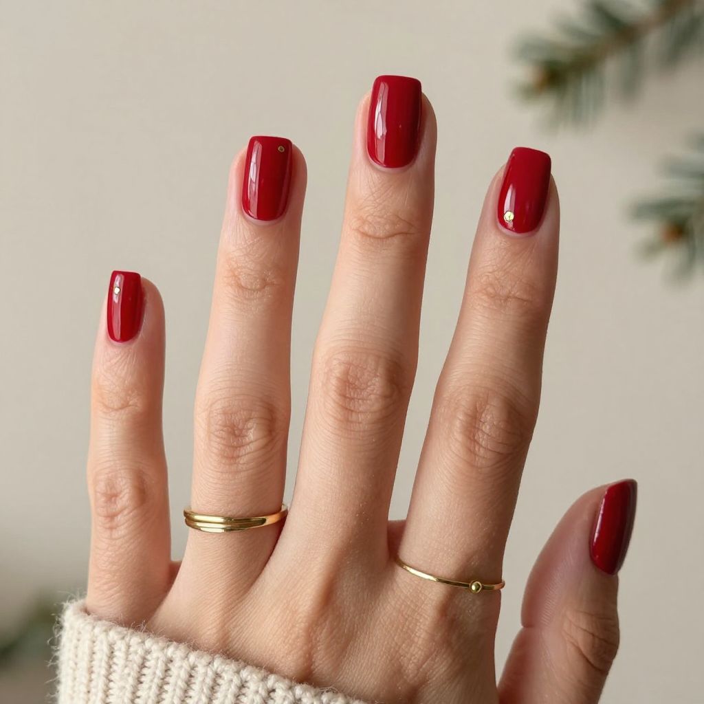 Easy Christmas Nail Ideas 1