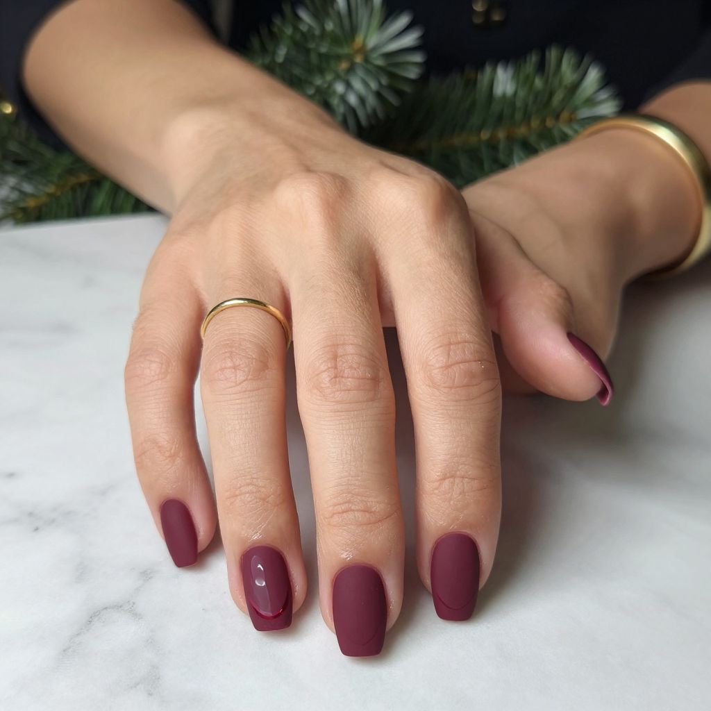 Easy Christmas Nail Ideas 11