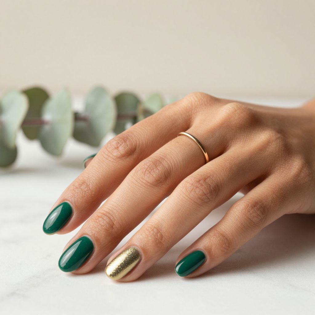 Easy Christmas Nail Ideas 9