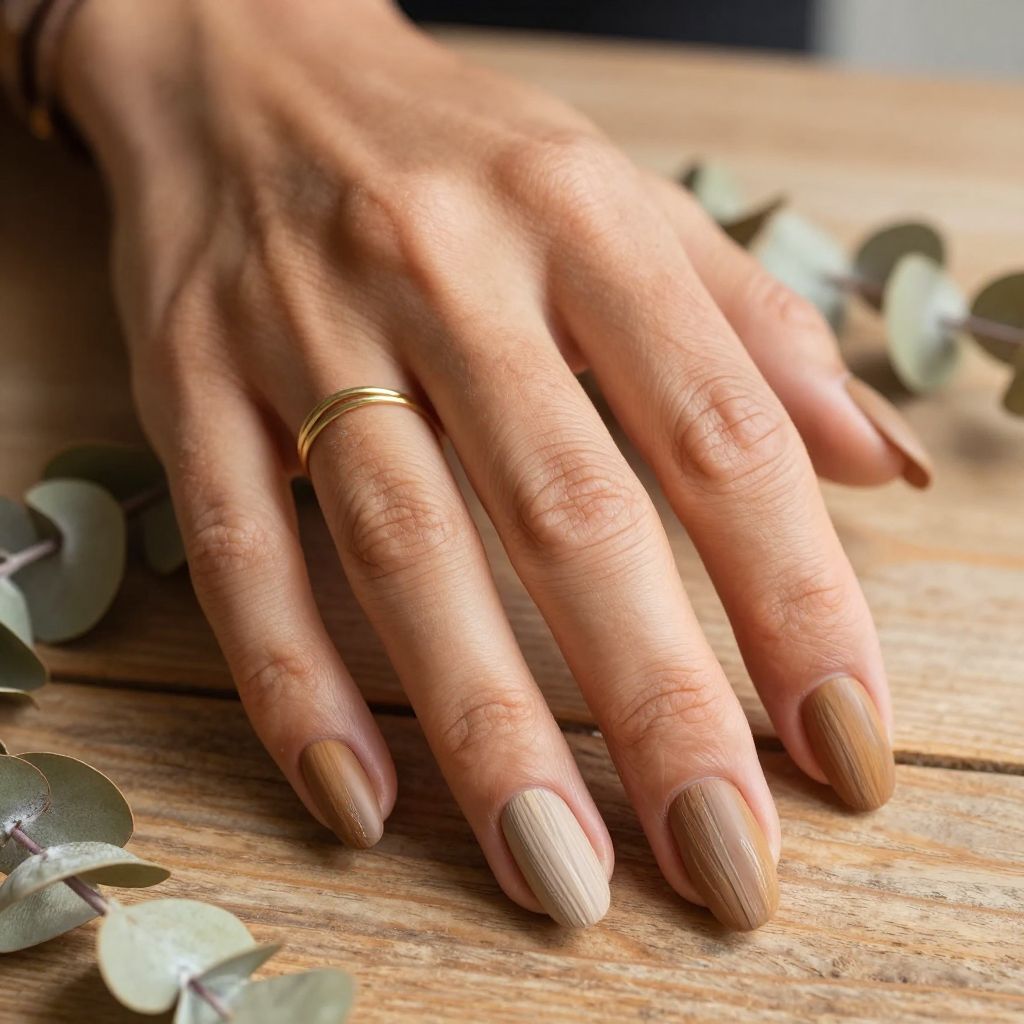 Rustic Wood Grain Nails