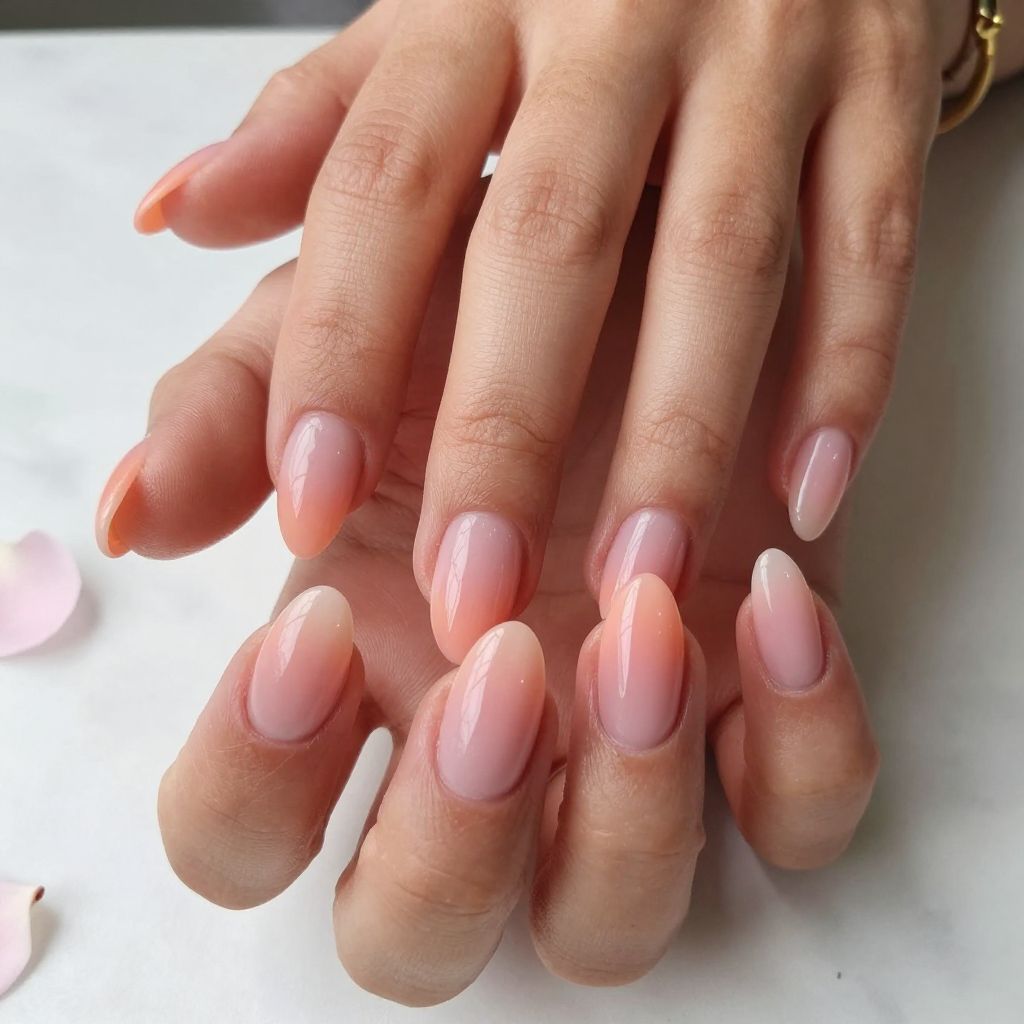 Gradient French Manicure