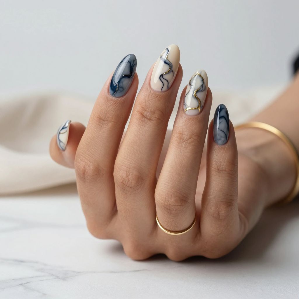 Marble Effect with Two Colors