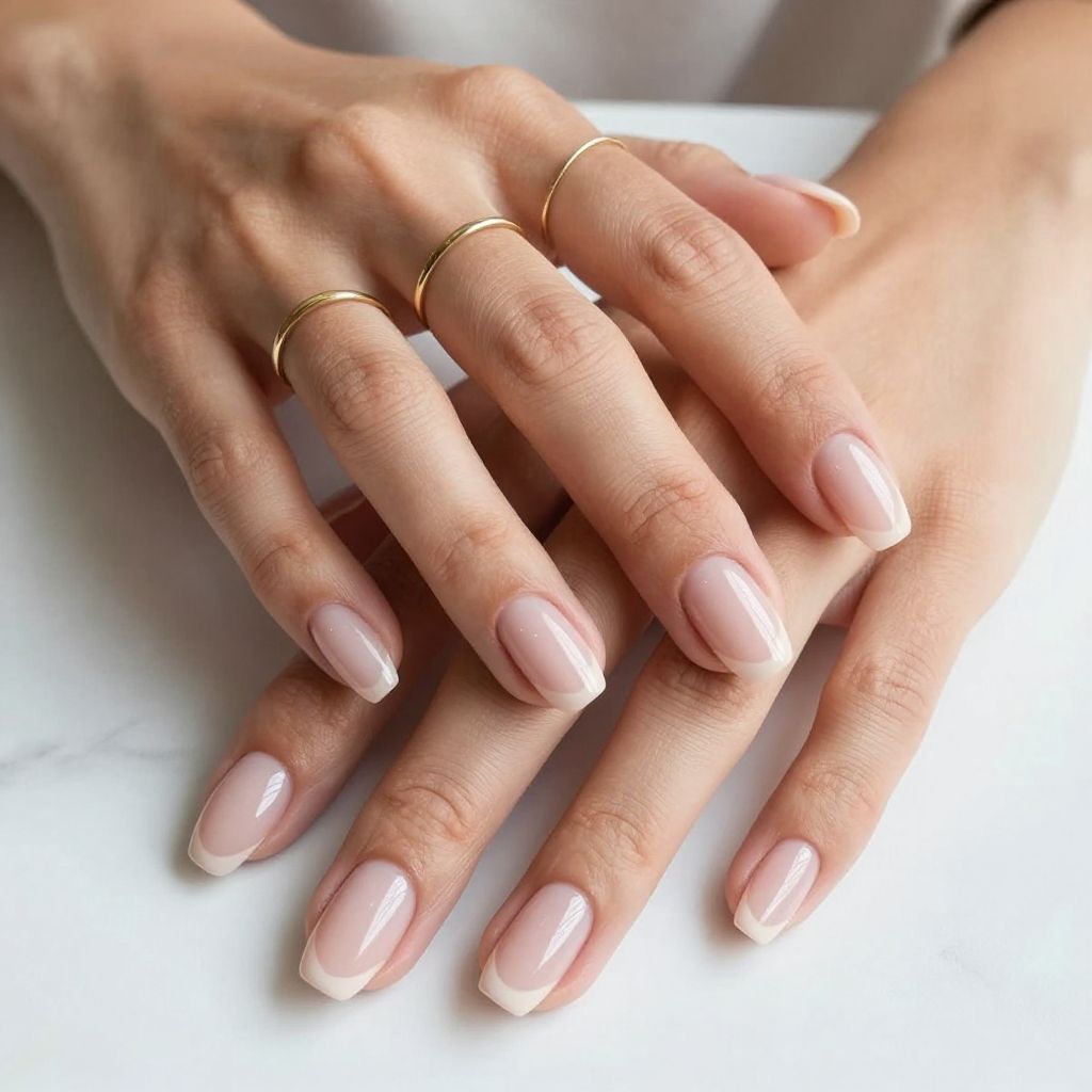 Classic French Tips with a Twist