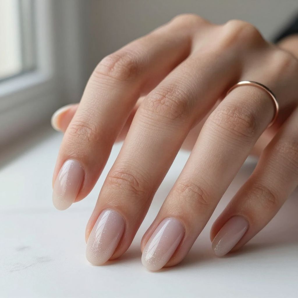 Sheer Nude with Shimmer
