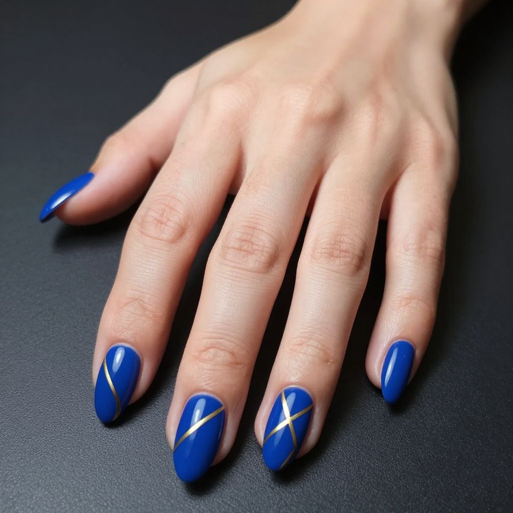 Elegant 4Th Of July nail idea 11