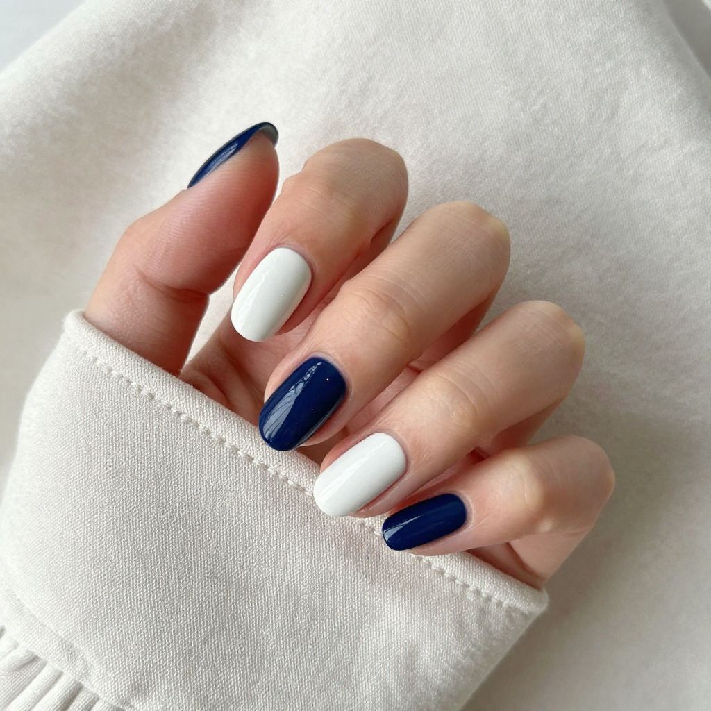 Elegant 4Th Of July nail idea 13