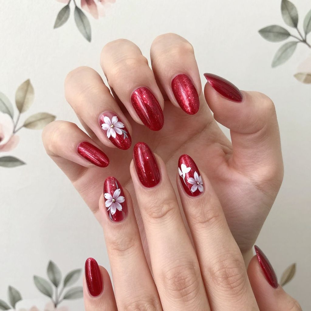 Elegant 4Th Of July nail idea 14