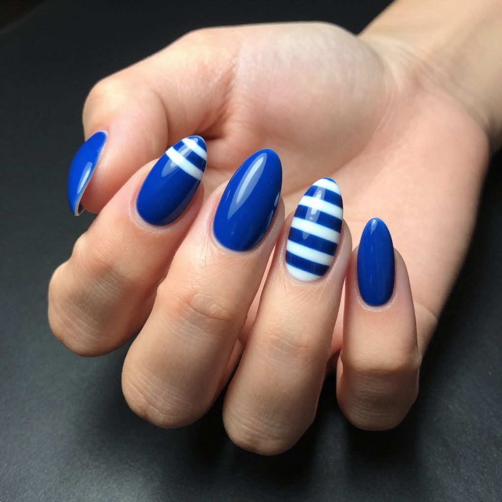Elegant 4Th Of July nail idea 15