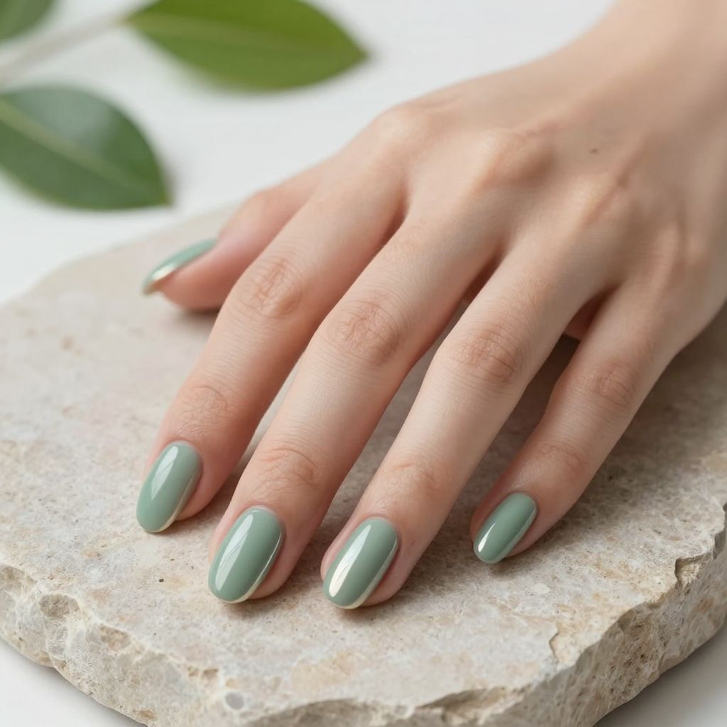 Chrome nails idea 14
