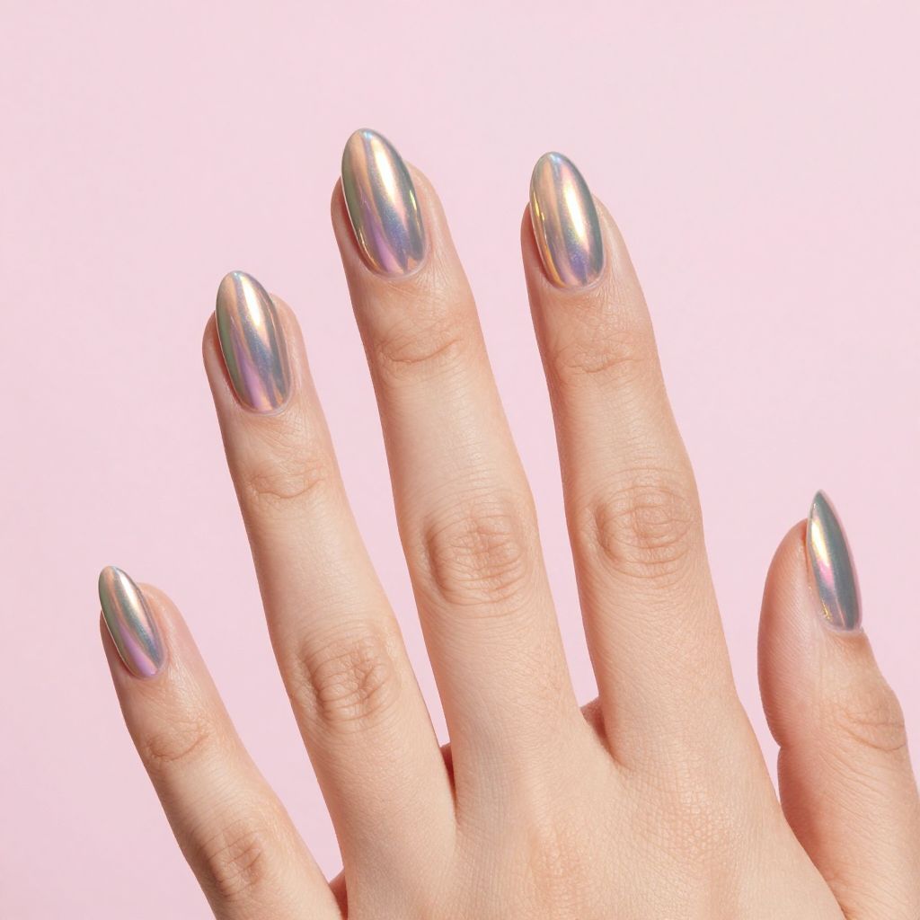 Chrome nails idea 2