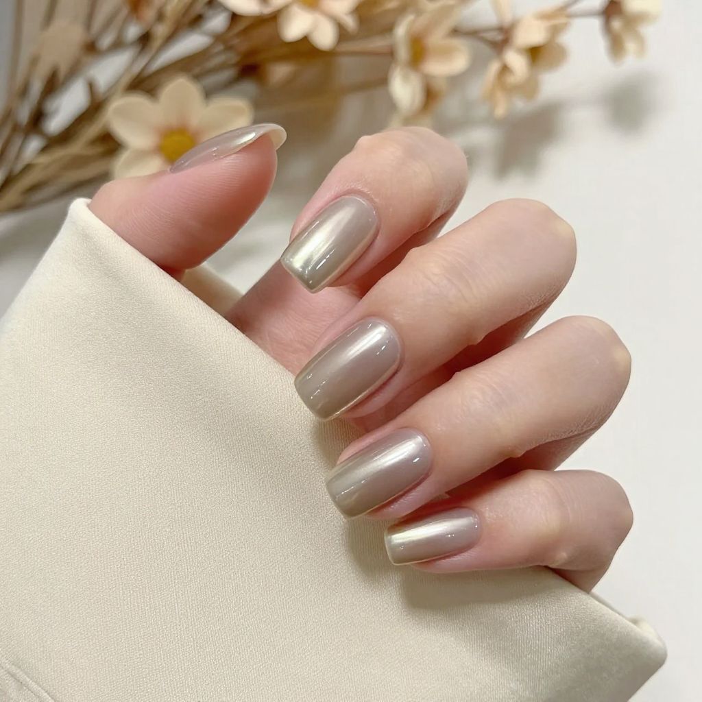 Chrome nails idea 3