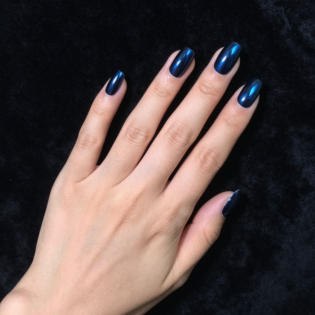 Chrome nails idea 4