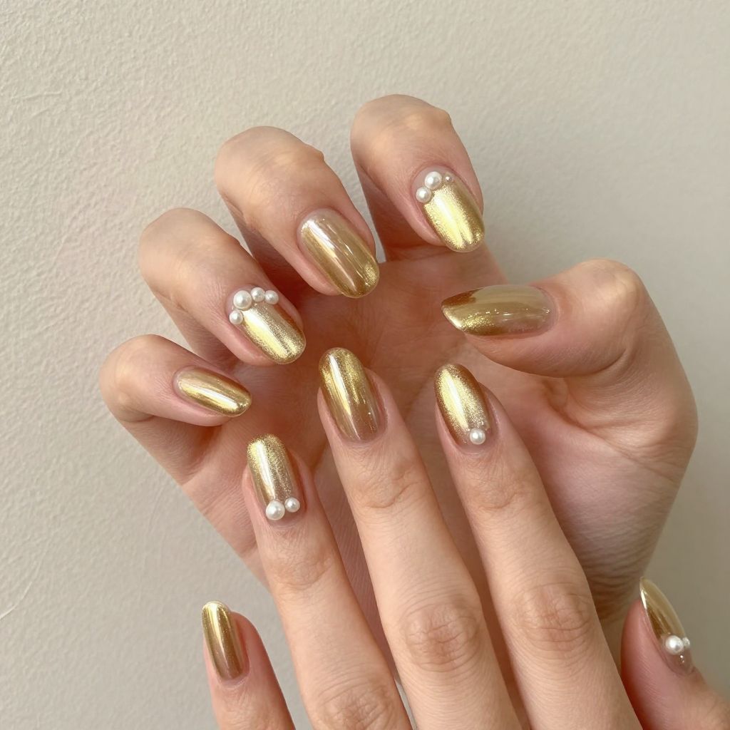 Elegant Classy Almond Nail Designs nail idea 10