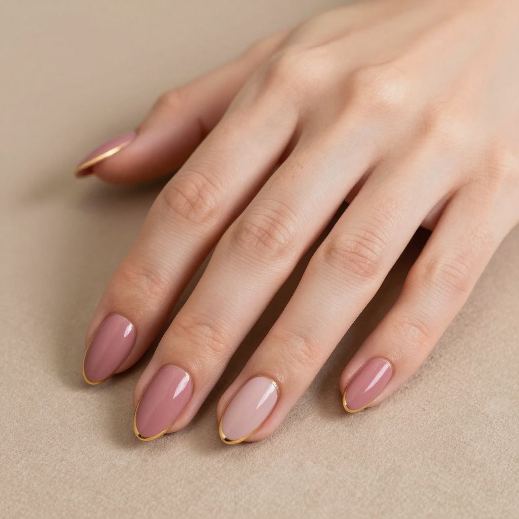 Elegant Classy Almond Nail Designs nail idea 12