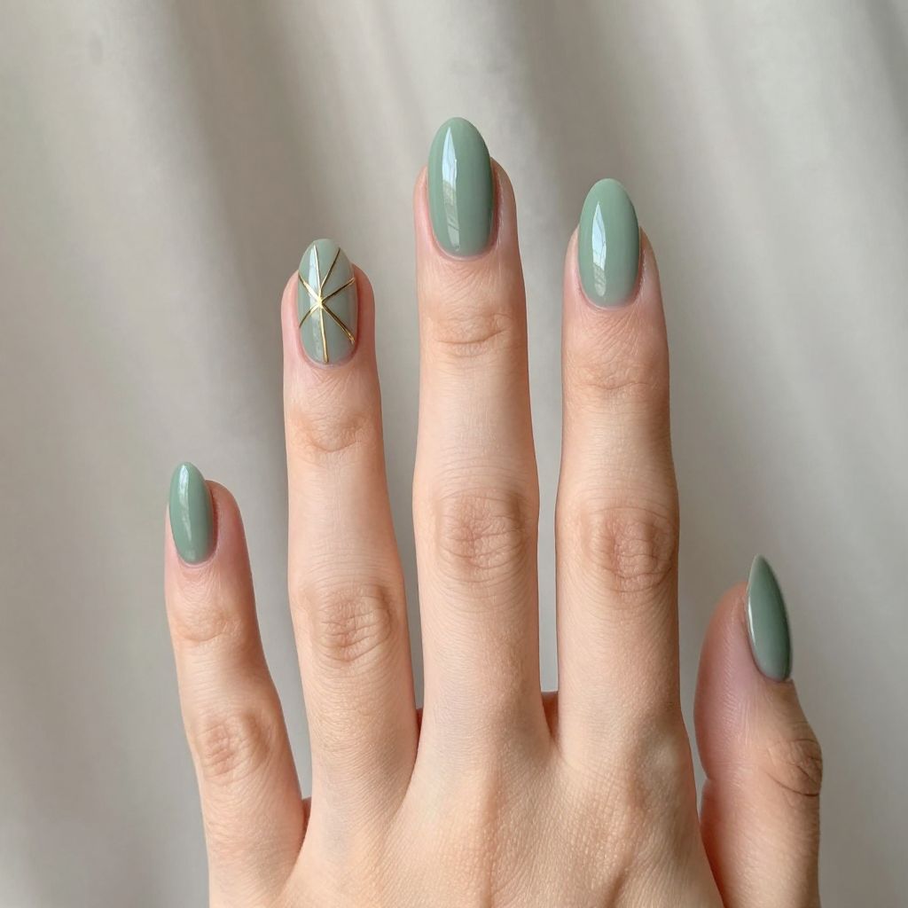 Elegant Classy Almond Nail Designs nail idea 15