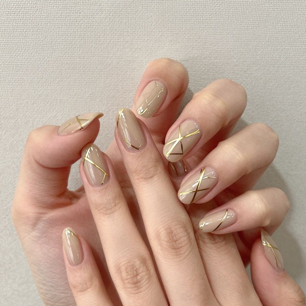Elegant Classy Almond Nail Designs nail idea 8