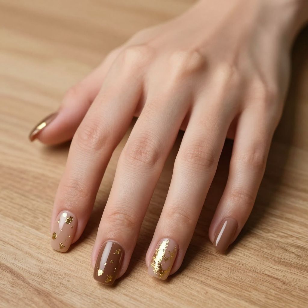Elegant Classy Short Nail Designs nail idea 14