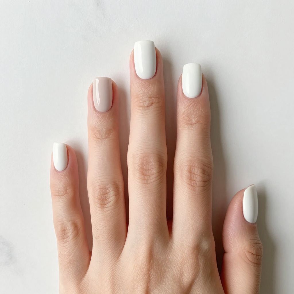 Elegant Classy Short Nail Designs nail idea 2