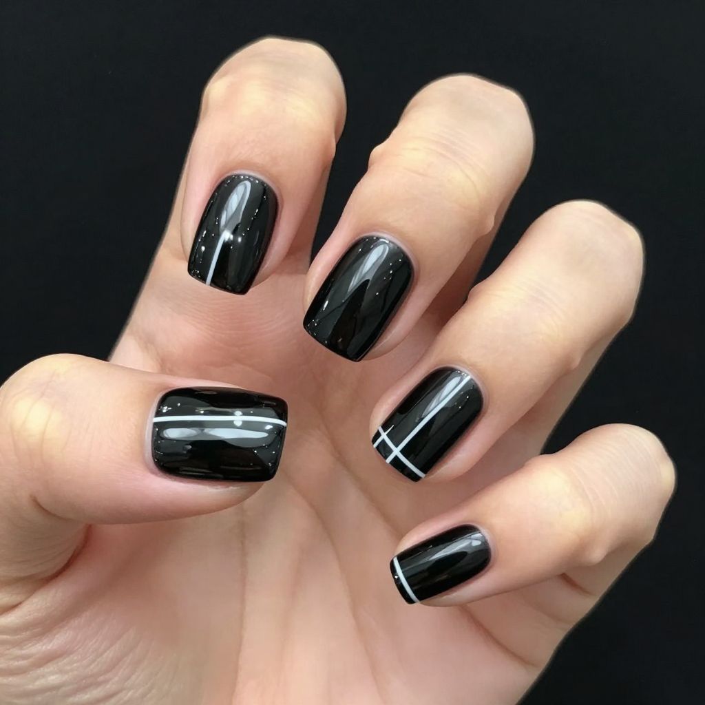 Elegant Classy Short Nail Designs nail idea 7