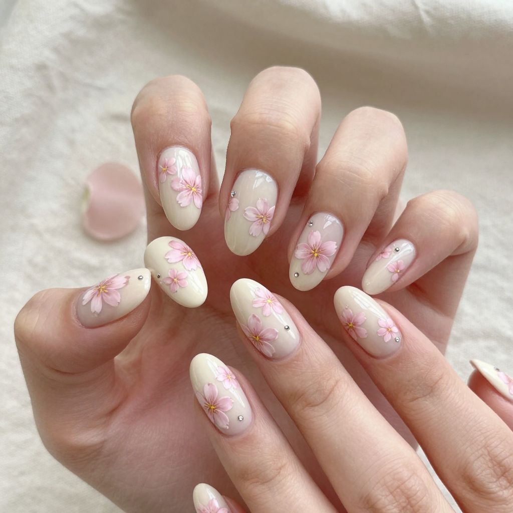 Flower nail idea 1