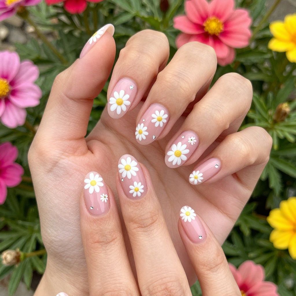 Flower nail idea 10